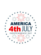 Fondo de pantalla Happy independence day USA 132x176