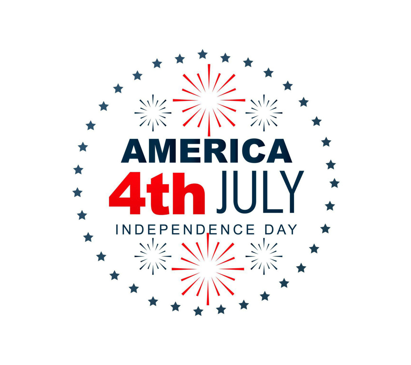 Das Happy independence day USA Wallpaper 1440x1280