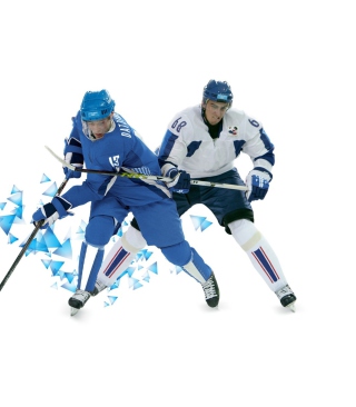 Kostenloses Sochi 2014 Hockey Wallpaper für Nokia X2-02