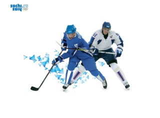 Sochi 2014 Hockey - Obrázkek zdarma pro 1366x768