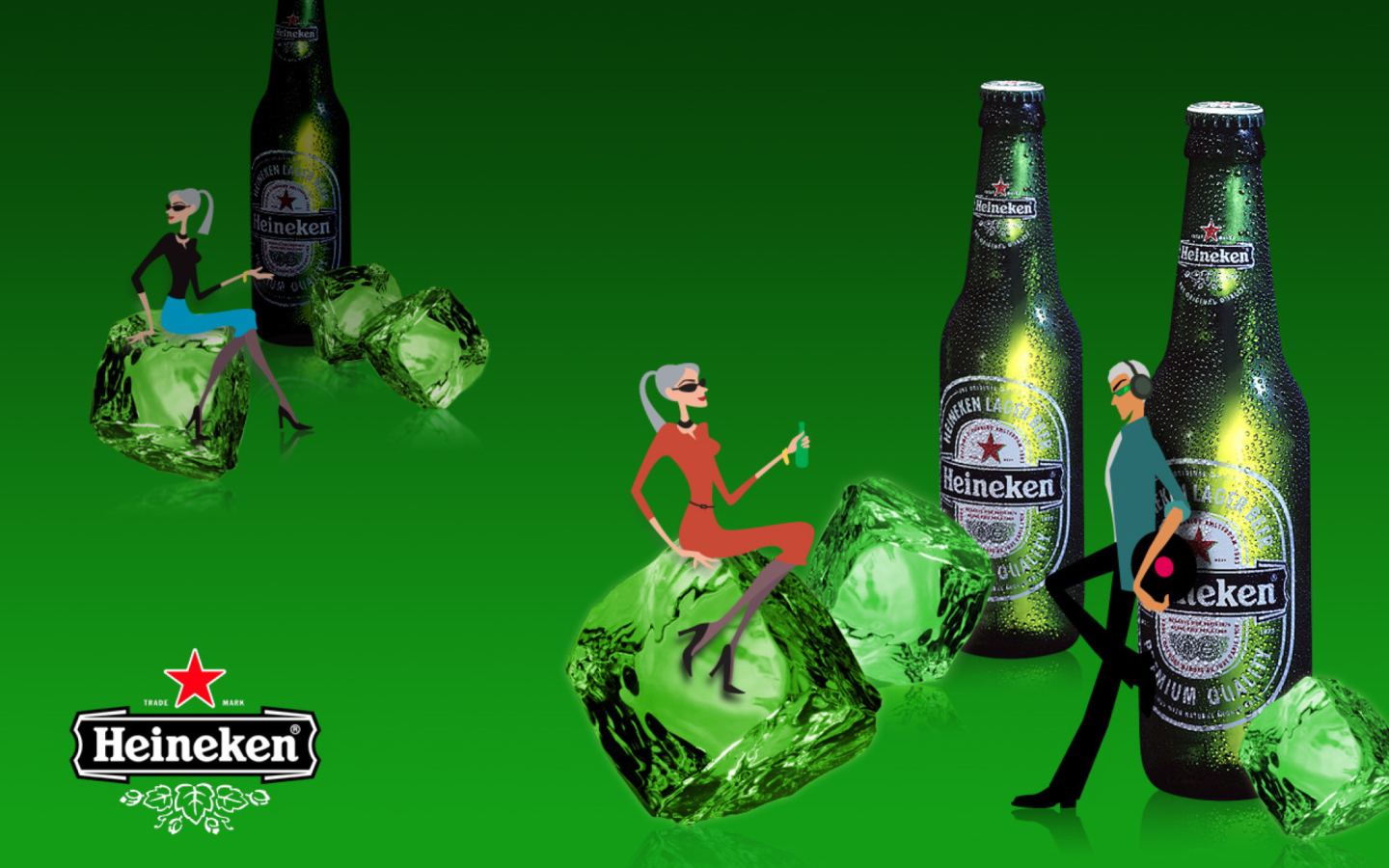 Fondo de pantalla Heineken 1440x900
