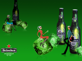 Fondo de pantalla Heineken 320x240