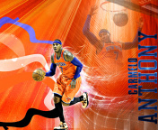 Fondo de pantalla Carmelo Anthony NBA Player 176x144