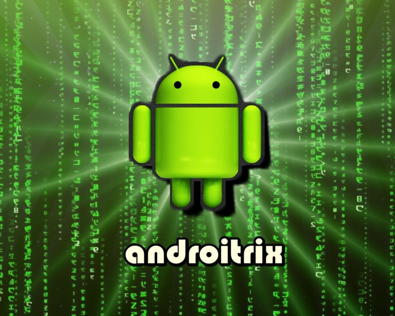 Screenshot №1 pro téma Android Matrix 1280x1024