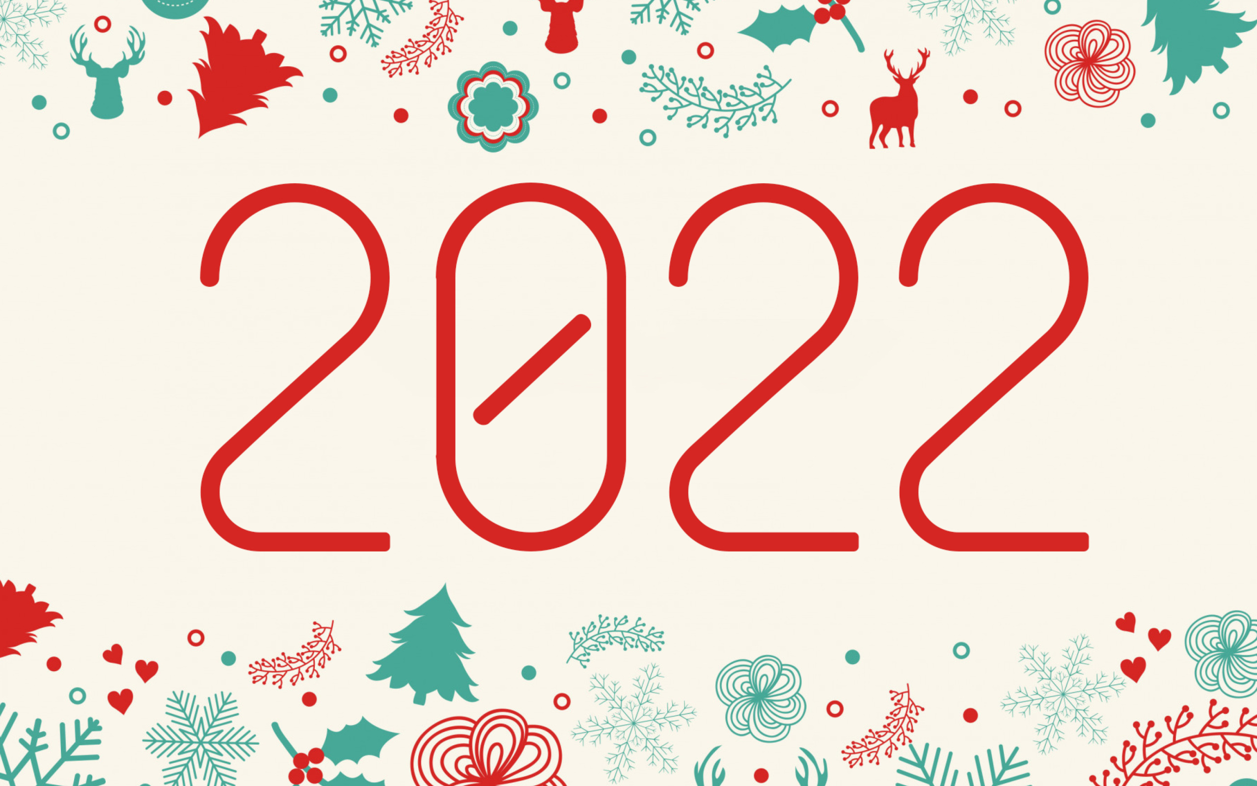 Das Happy New Year 2022 Quote HD Wallpaper 2560x1600