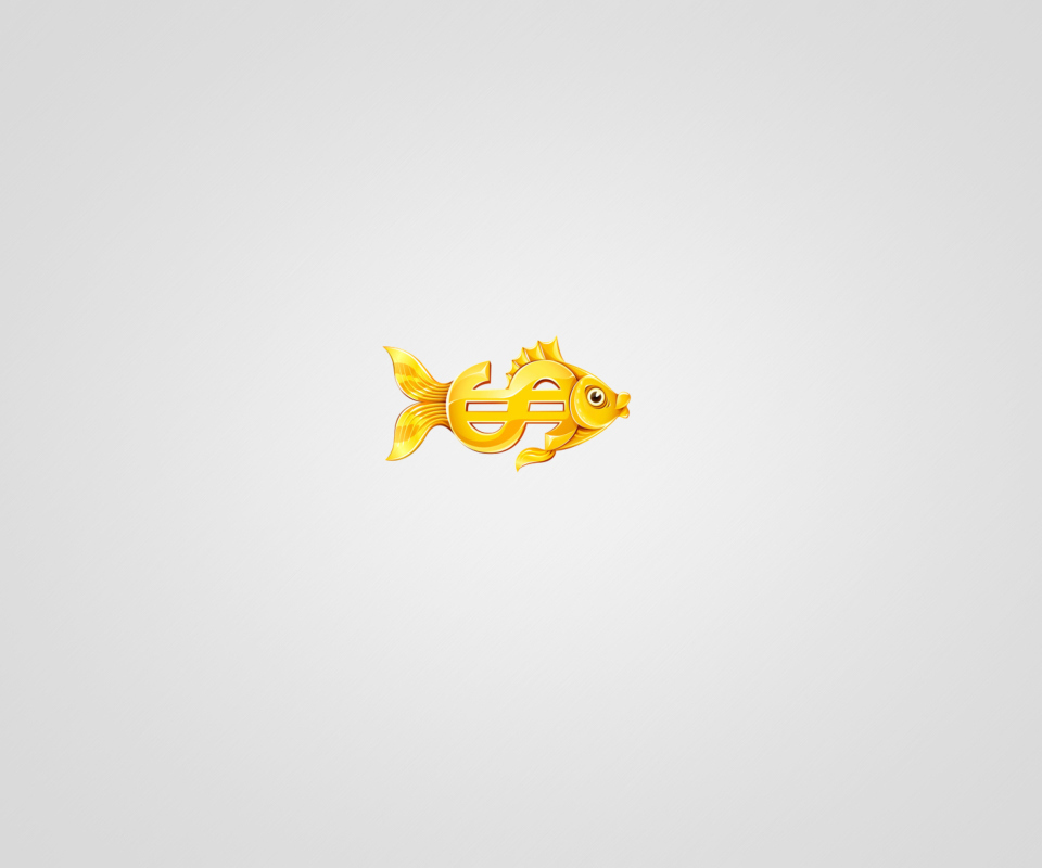 Das Money Fish Wallpaper 960x800