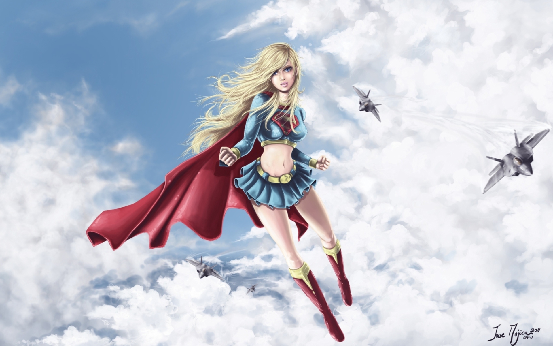 Fondo de pantalla Supergirl Superhero 1920x1200