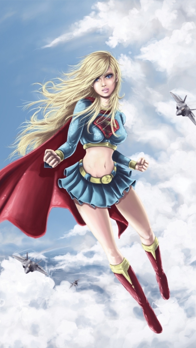Supergirl Superhero wallpaper 640x1136