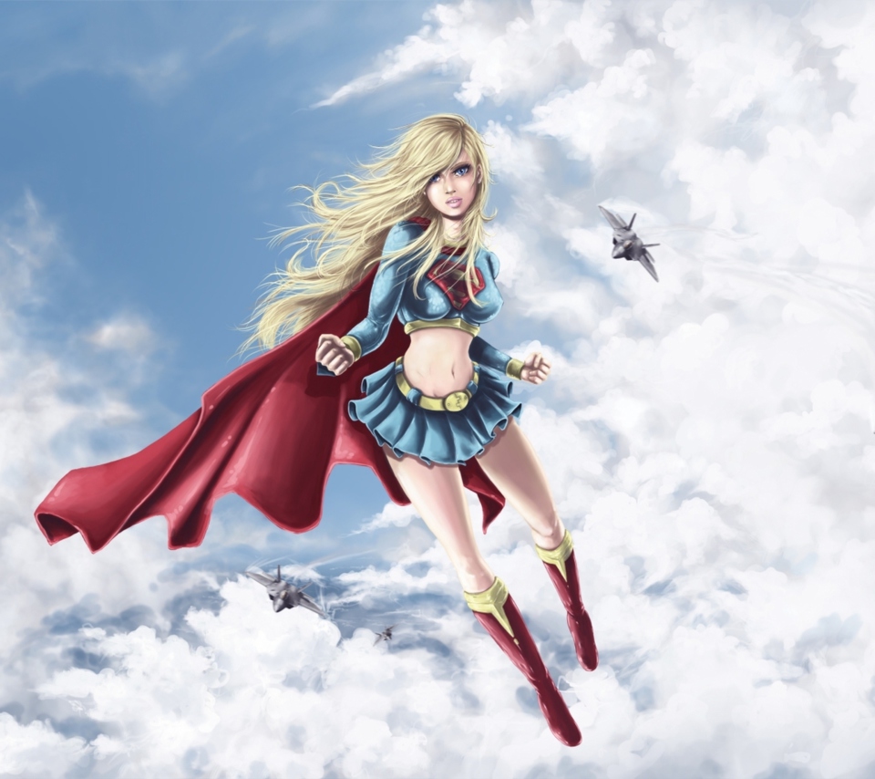 Das Supergirl Superhero Wallpaper 960x854