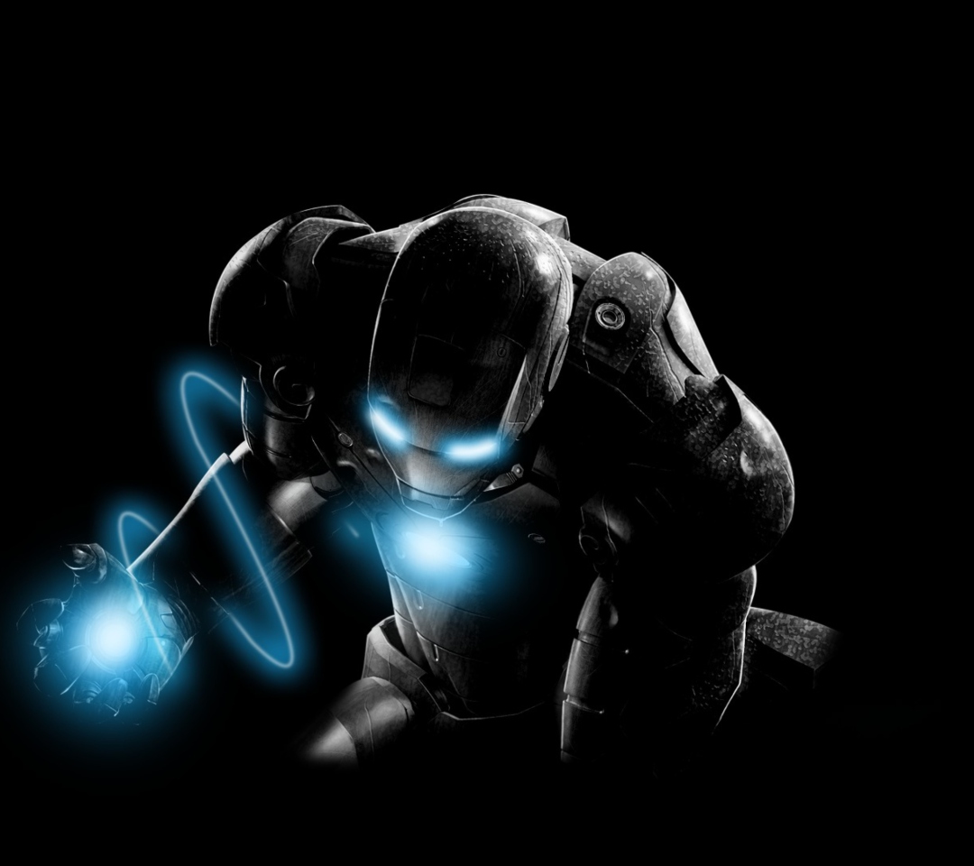 Fondo de pantalla Mysterious Iron Man 1080x960