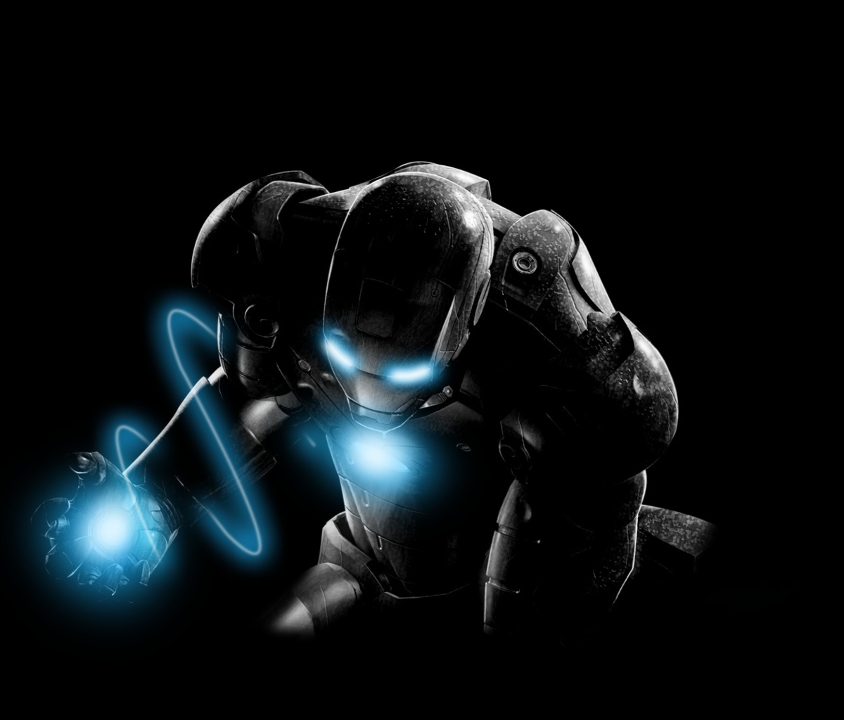 Screenshot №1 pro téma Mysterious Iron Man 1200x1024