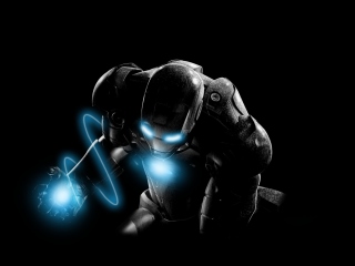 Fondo de pantalla Mysterious Iron Man 320x240