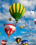 Das Hot Air Balloons Wallpaper 128x160