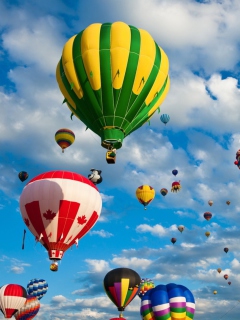 Обои Hot Air Balloons 240x320