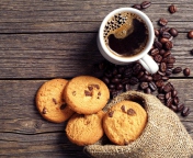 Screenshot №1 pro téma Perfect Morning Coffee With Cookies 176x144