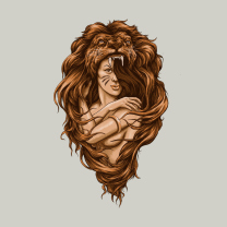Screenshot №1 pro téma Lion Girl Illustration 208x208