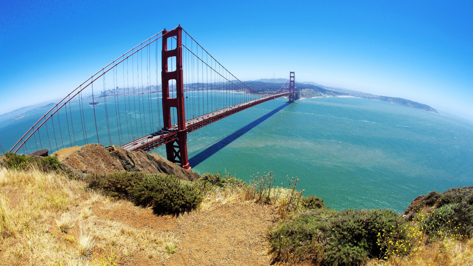 Обои Golden Gate Bridge 1600x900