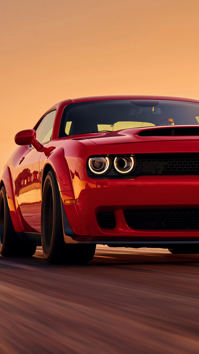 Dodge Challenger SRT Demon wallpaper 640x1136