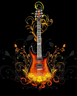 Guitar Abstract - Obrázkek zdarma pro Nokia C-5 5MP