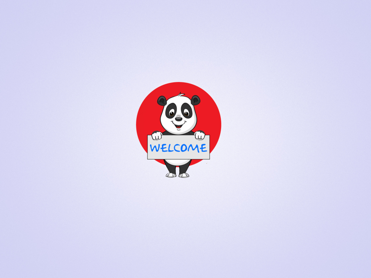 Das Welcome Panda Wallpaper 1280x960
