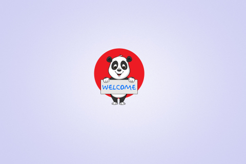 Screenshot №1 pro téma Welcome Panda 480x320
