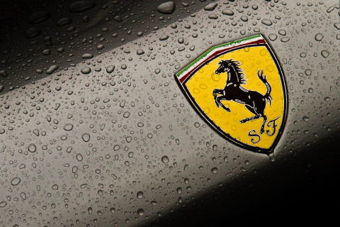 Screenshot №1 pro téma Ferrari Logo Image 480x320