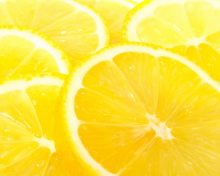 Das Food Fruits and Sliced Lemon Wallpaper 220x176