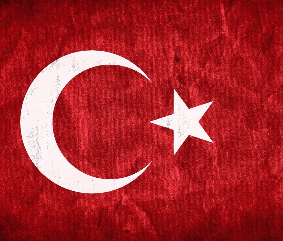 Обои Turkey Flag 1200x1024