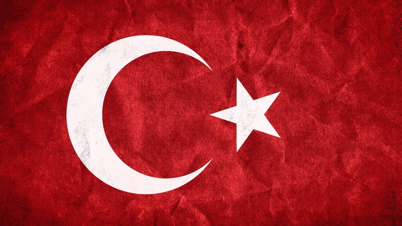 Das Turkey Flag Wallpaper 1600x900