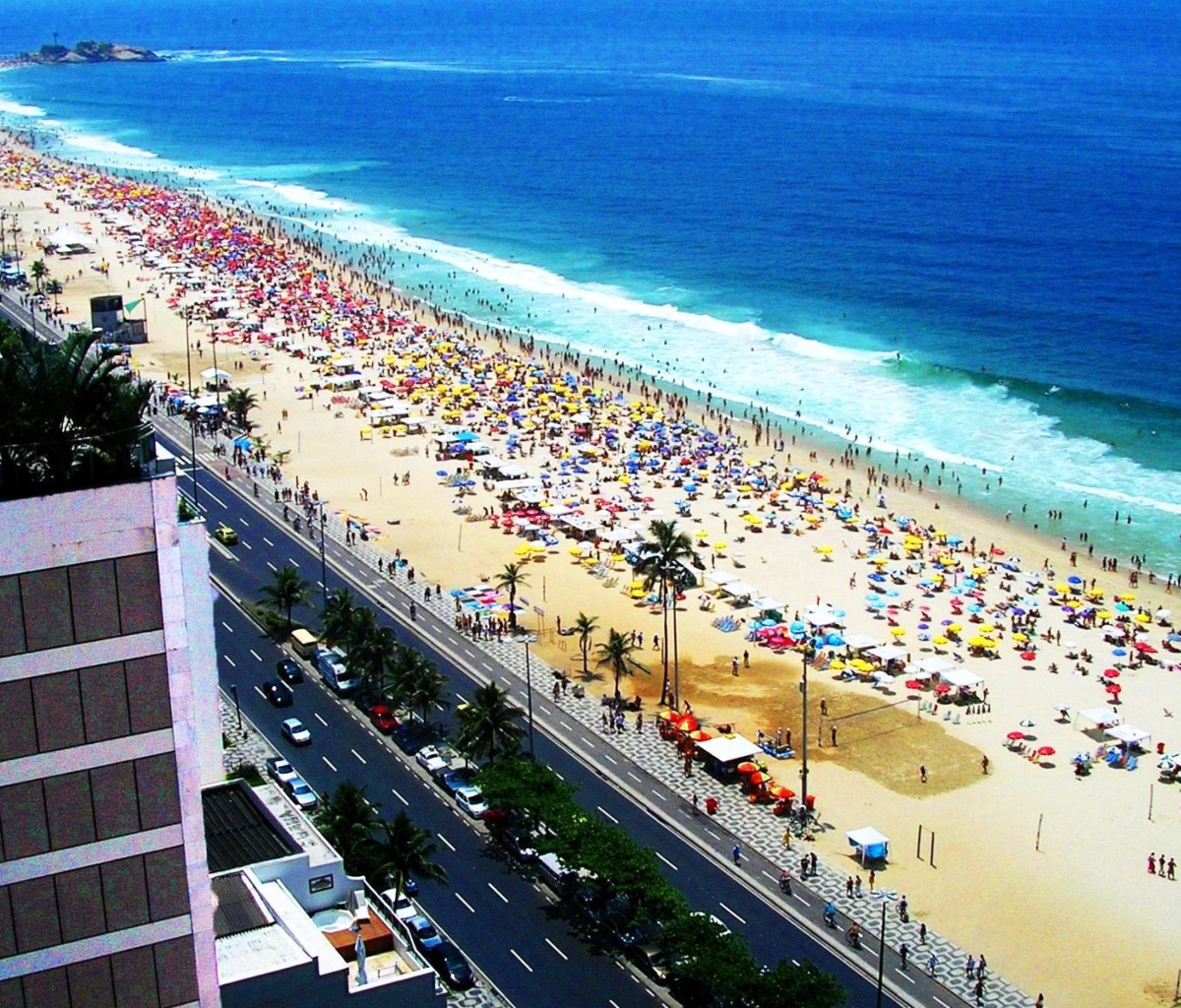 Screenshot №1 pro téma Rio De Janeiro Beach 1200x1024