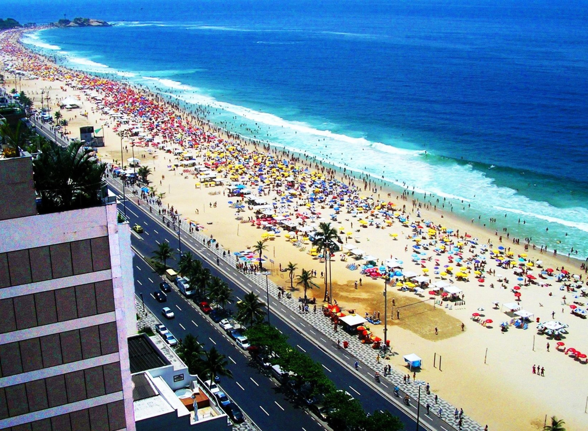 Das Rio De Janeiro Beach Wallpaper 1920x1408
