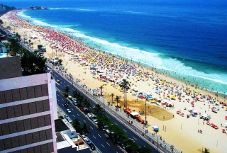 Rio De Janeiro Beach - Obrázkek zdarma pro 1366x768