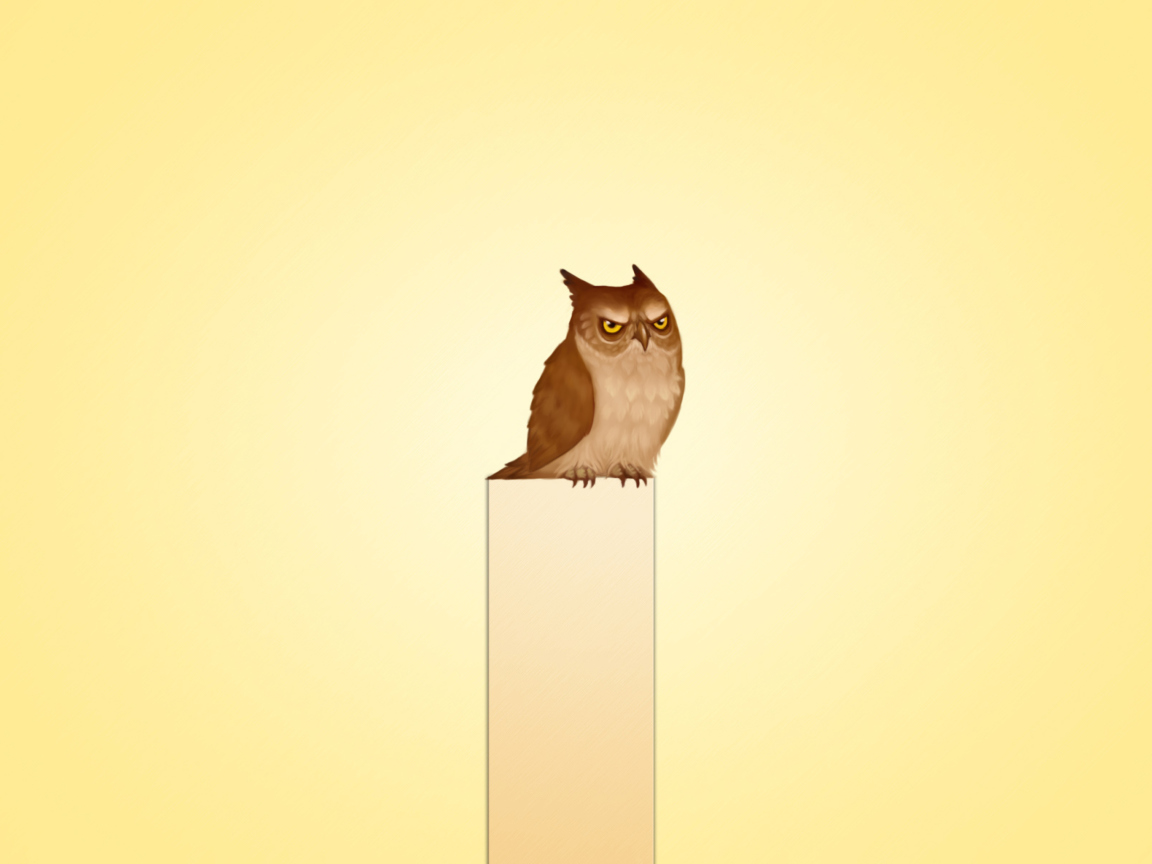 Screenshot №1 pro téma Owl Illustration 1152x864