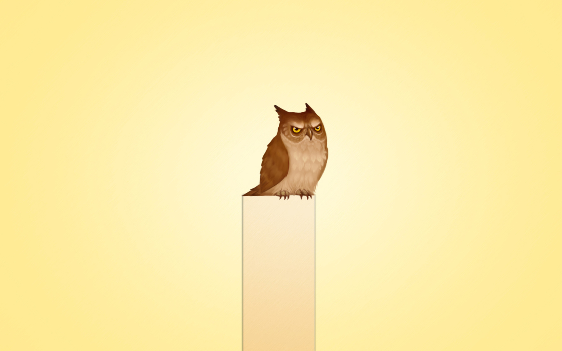 Screenshot №1 pro téma Owl Illustration 1920x1200