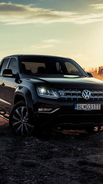 Commercial vehicle Volkswagen Amarok wallpaper 360x640