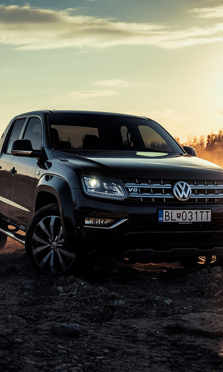 Das Commercial vehicle Volkswagen Amarok Wallpaper 768x1280