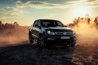 Commercial vehicle Volkswagen Amarok Background for Android, iPhone and iPad