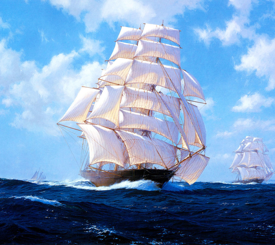 Sfondi Ships Artwork Steven Dews 960x854