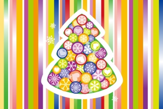 Colorful Christmas - Fondos de pantalla gratis para HTC Wildfire