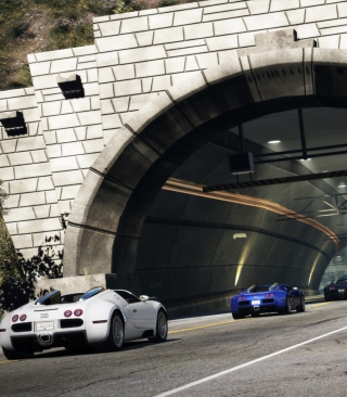 Tunnel Race Cars Picture for 768x1280