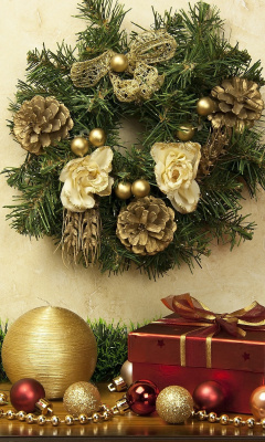 Screenshot №1 pro téma Christmas Decorations Collection 240x400