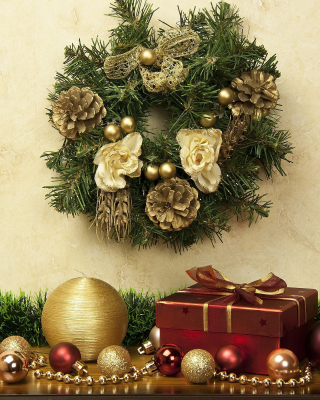 Christmas Decorations Collection sfondi gratuiti per Nokia Asha 306