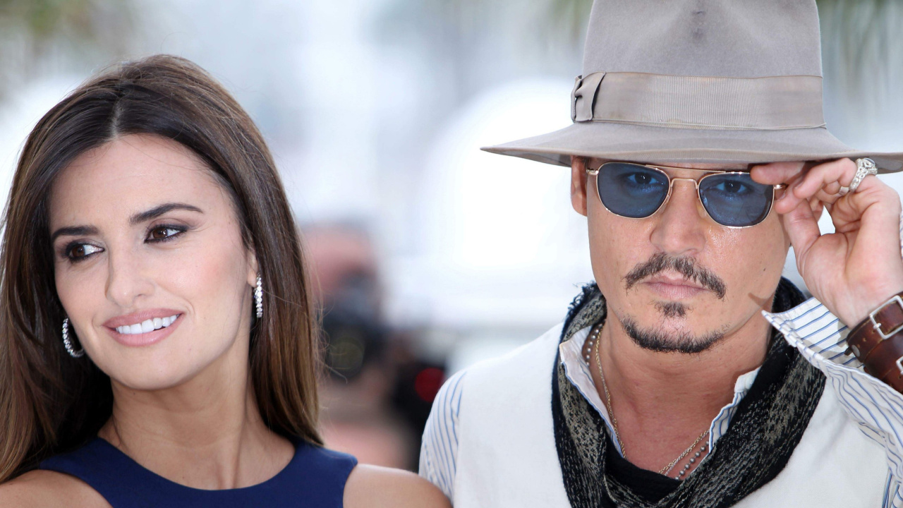 Das Johnny Depp and Penelope Cruz Wallpaper 1280x720