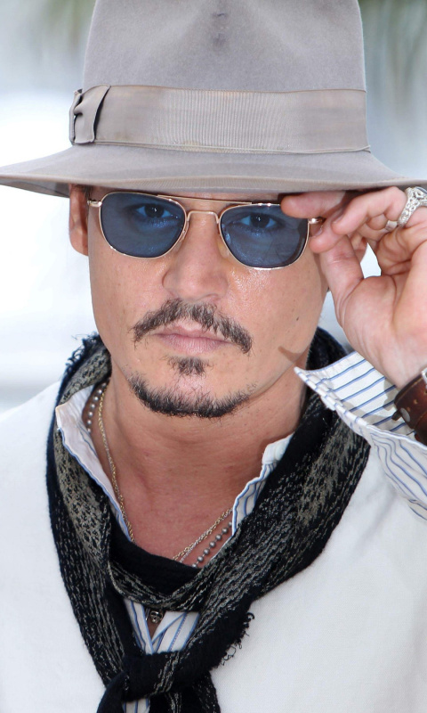 Das Johnny Depp and Penelope Cruz Wallpaper 480x800