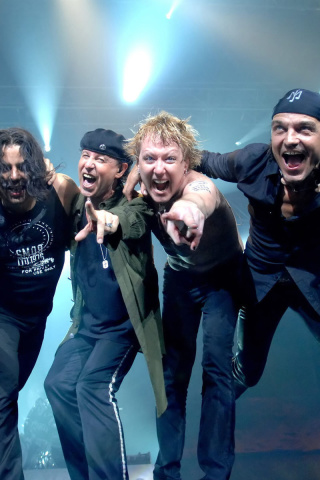 Das Scorpions Music Band Wallpaper 320x480