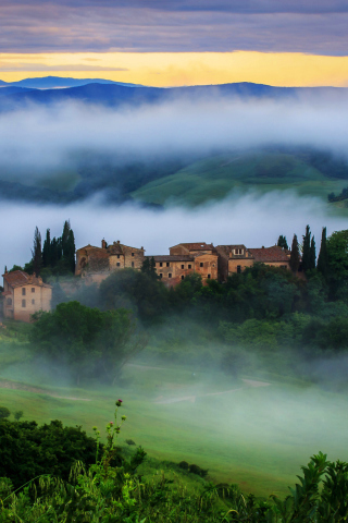 Sfondi Tuscany, Italy 320x480