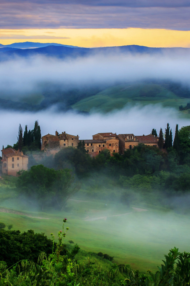 Das Tuscany, Italy Wallpaper 640x960