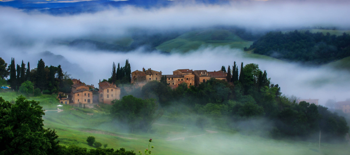 Fondo de pantalla Tuscany, Italy 720x320