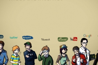 Kostenloses Social Networks, Twitter, Facebook, Youtube, Wikipedia Wallpaper für Android, iPhone und iPad