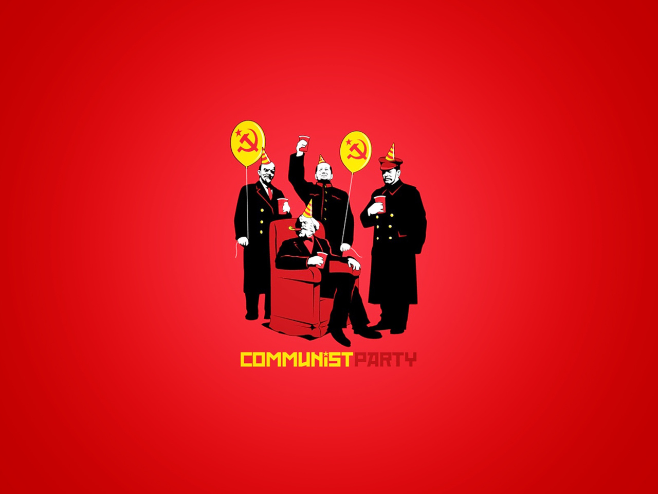 Communism, Lenin, Karl Marx, Mao Zedong wallpaper 1280x960